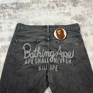 Authentic Bape 2000’s Champion Logo Jeans 32